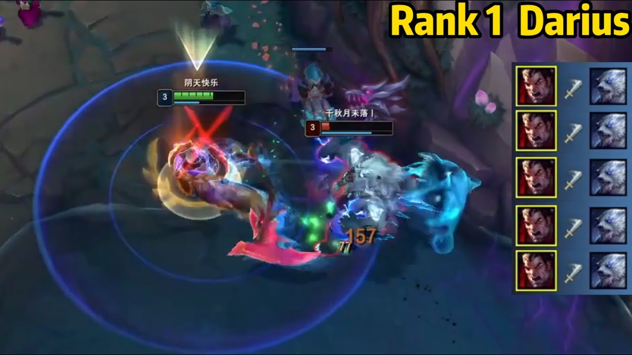 Rank 1 Darius: NO ONE CAN STOP THIS DARIUS ON TOPLANE! *21 KILLS*