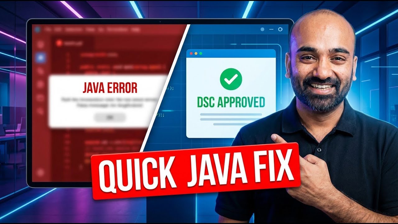 DSC Not working? Java settings for e tender and e procurement | Quick Fix 100% Working Solution