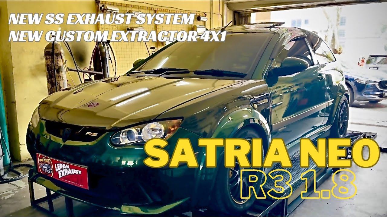 New Custom SS Exhaust System & 4:1 SS Extractor (SATRIA NEO R3 1.8)