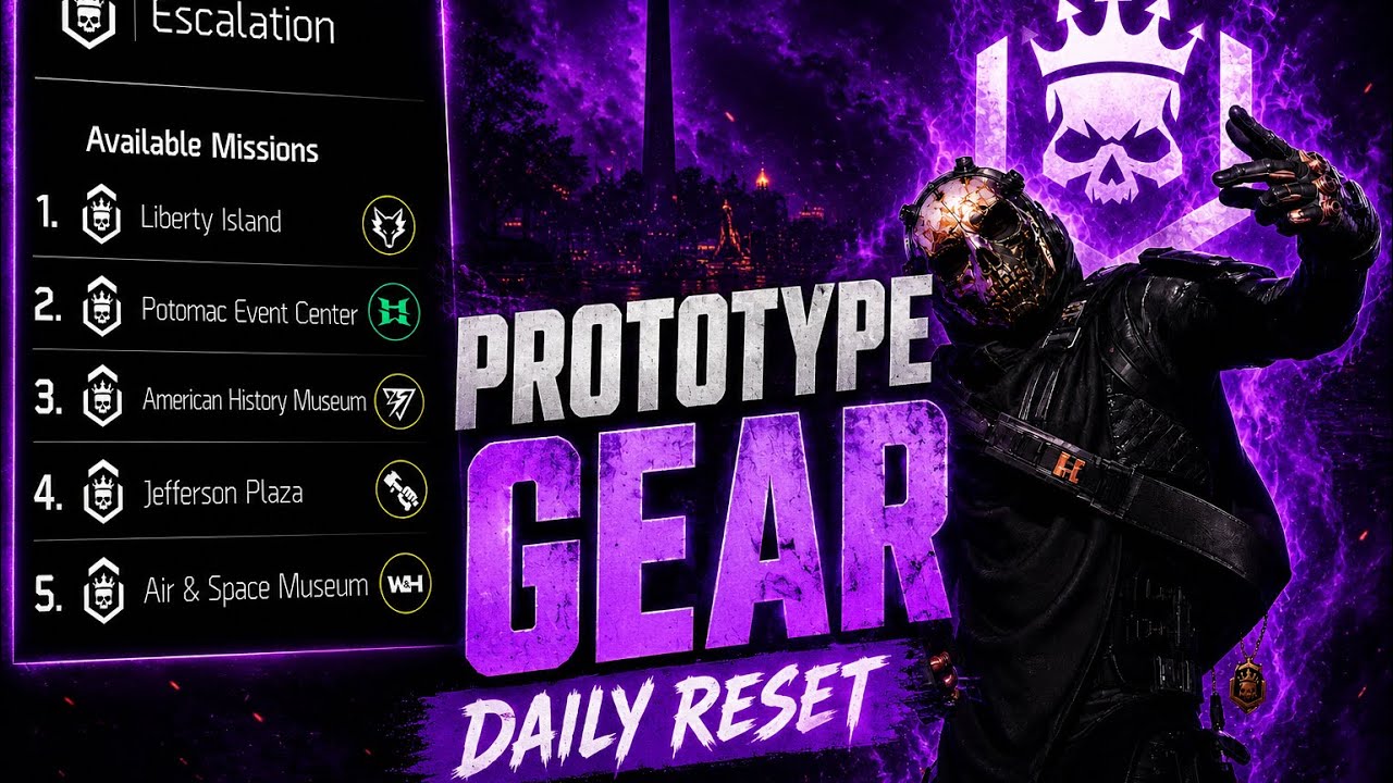 Division 2 Prototype Gear Daily Reset Today (June 24) | All Locations
