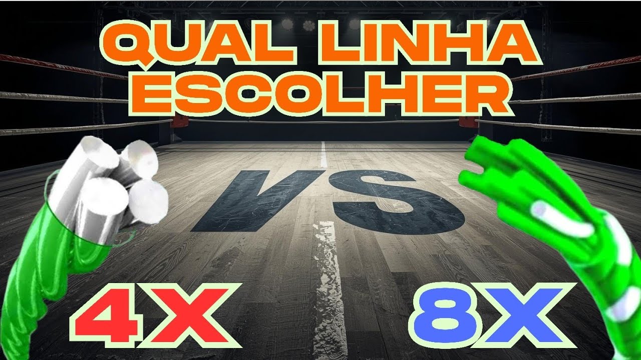 Linha 4x vs 8x: Qual é a Melhor para Pescar Tucunaré?