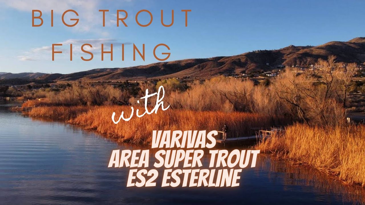 Varivas Area Super Trout ES2 Ester Line | Big Rainbow Trout Fishing | March 2021