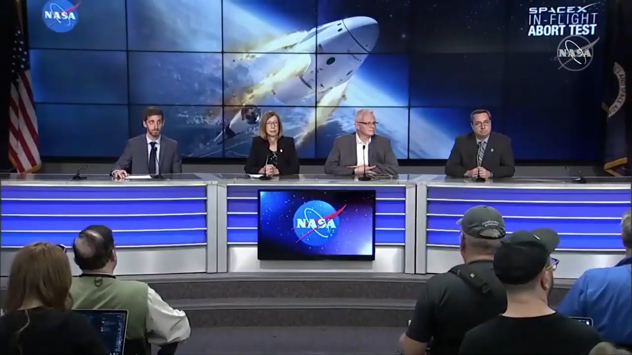 NASA SpaceX In-Flight Abort Pre-Test Conference, January 17, 2020