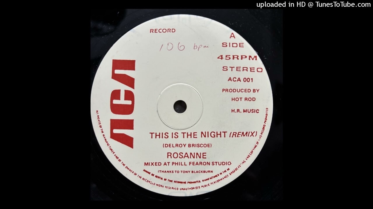 Rosanne - This is the NIght (Remix)