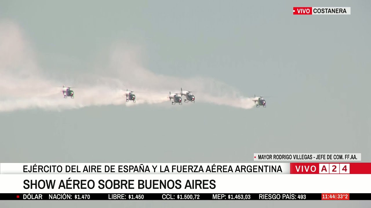 🚁 ENSAYO AÉREO EN LA COSTANERA DE BUENOS AIRES, POR LOS 100 AÑOS DEL PRIMER VUELO TRANSOCEÁNICO