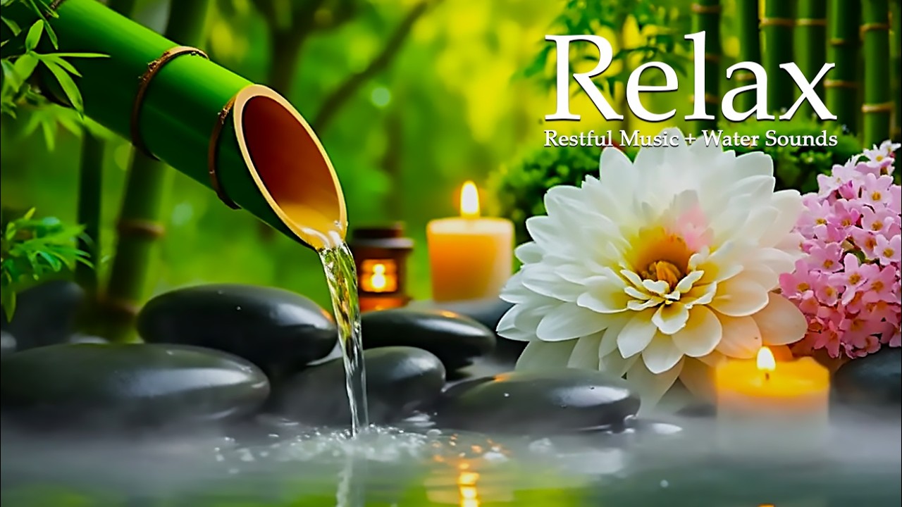 Soothing Zen Sleep Music with Bamboo Water Sounds 🌿 Stress Relief, Healing & Inner Peace