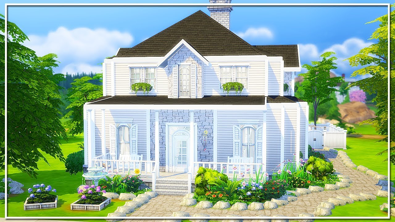 THE SIMS 4 | BUILD | FAMILY HOME + LAUNDRY ROOM (Laundry Day Stuff Pack)