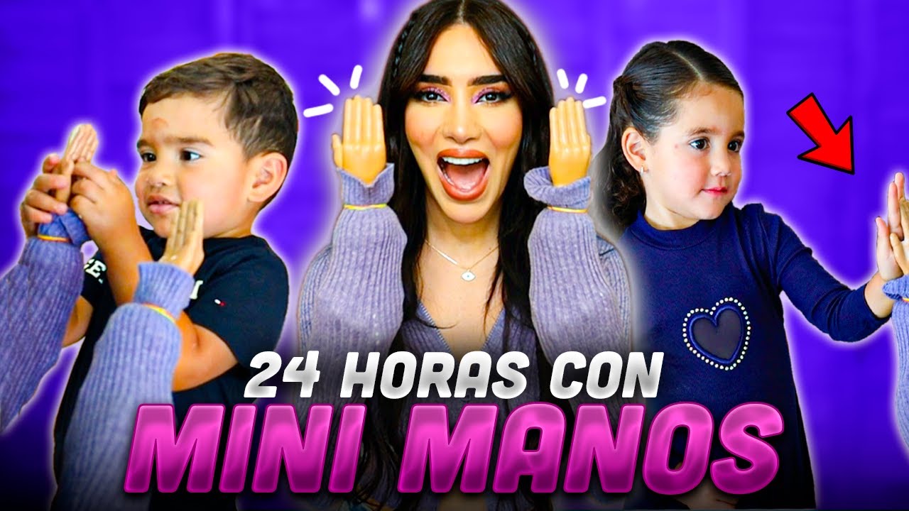 24 ЧАСА С МИНИ-РУЧКАМИ 🙌🏻 😱 Кимберли Лоайза