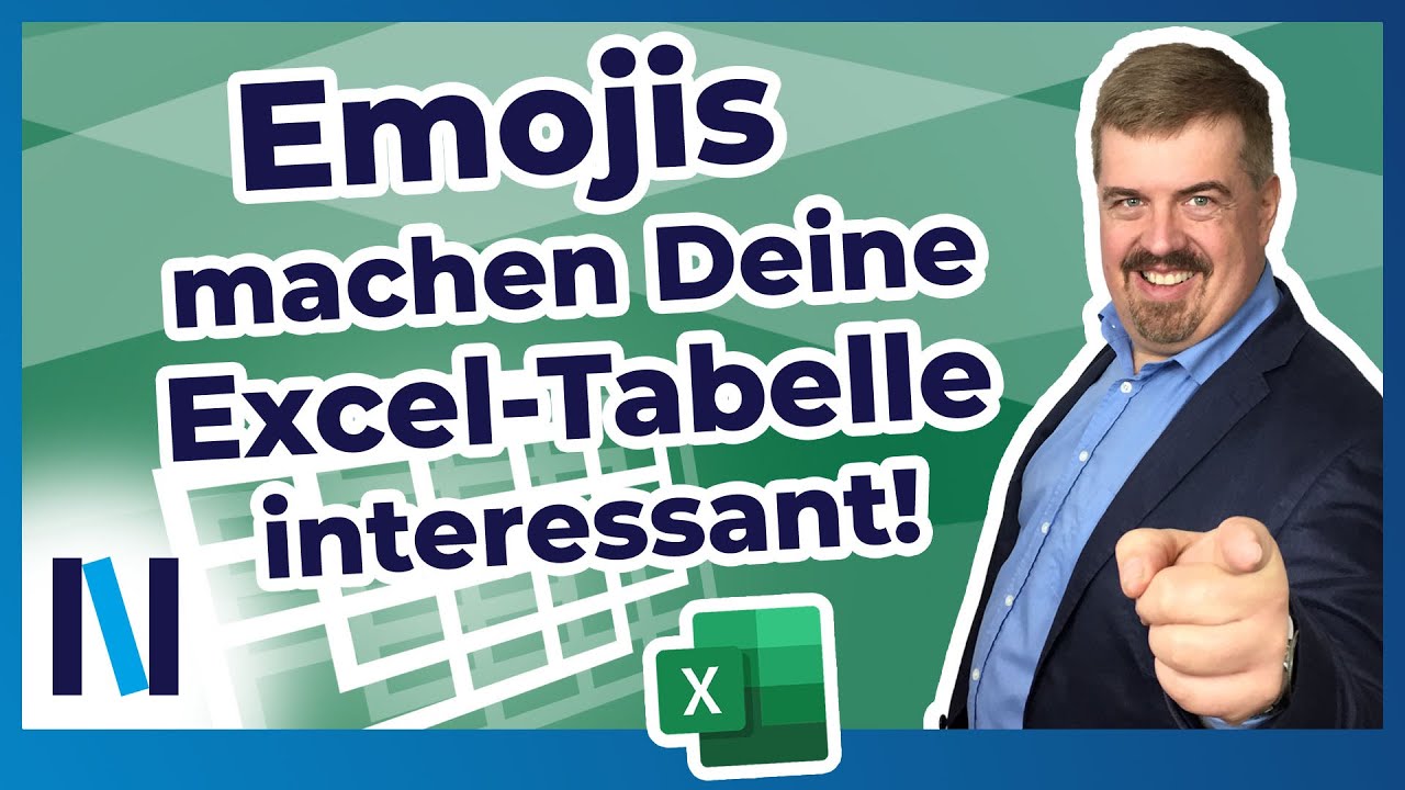 Excel 2019: Verwende in Tabellen Emojis statt Text (2 Möglichkeiten)
