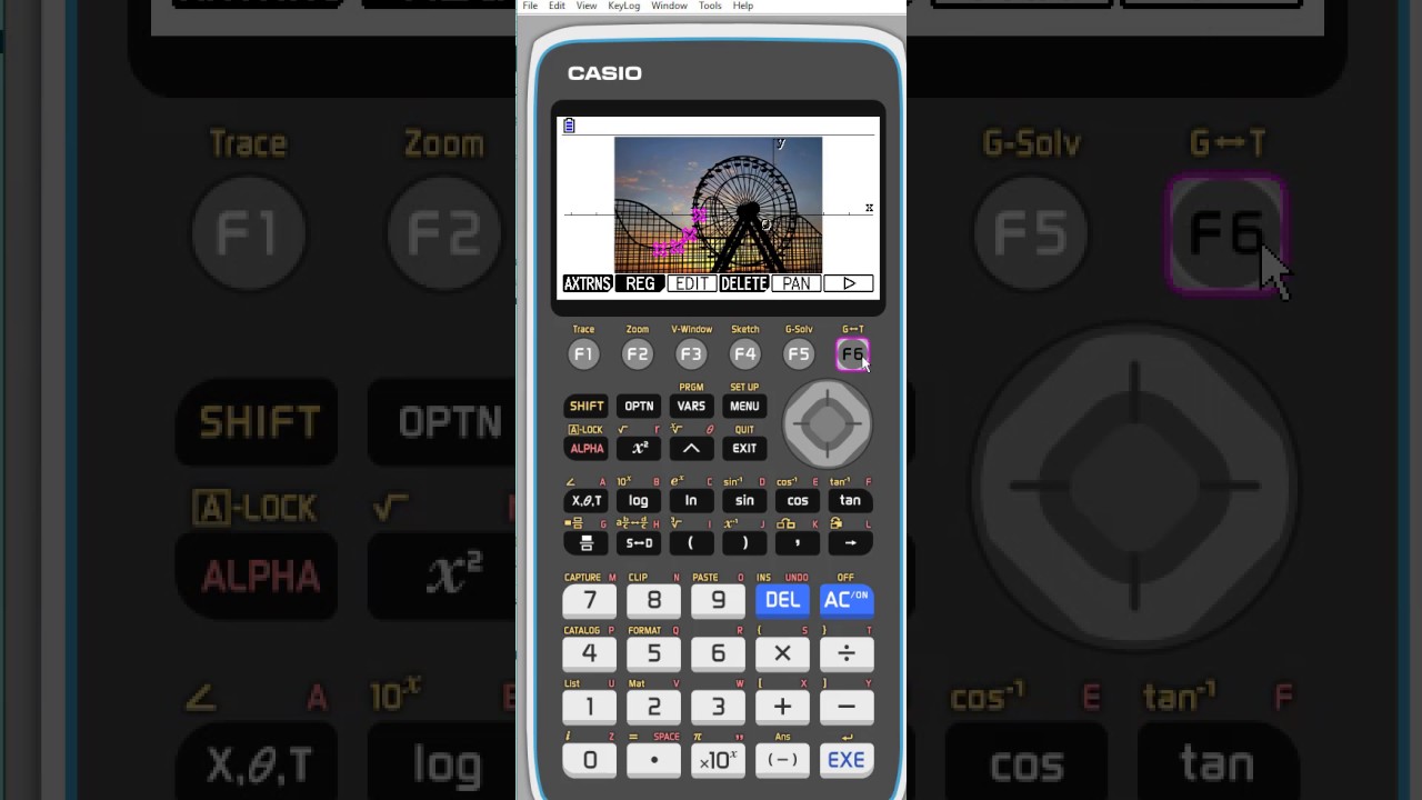 How To Access Picture Plots on Casio CG50/10 Prizm Graphing Calculators