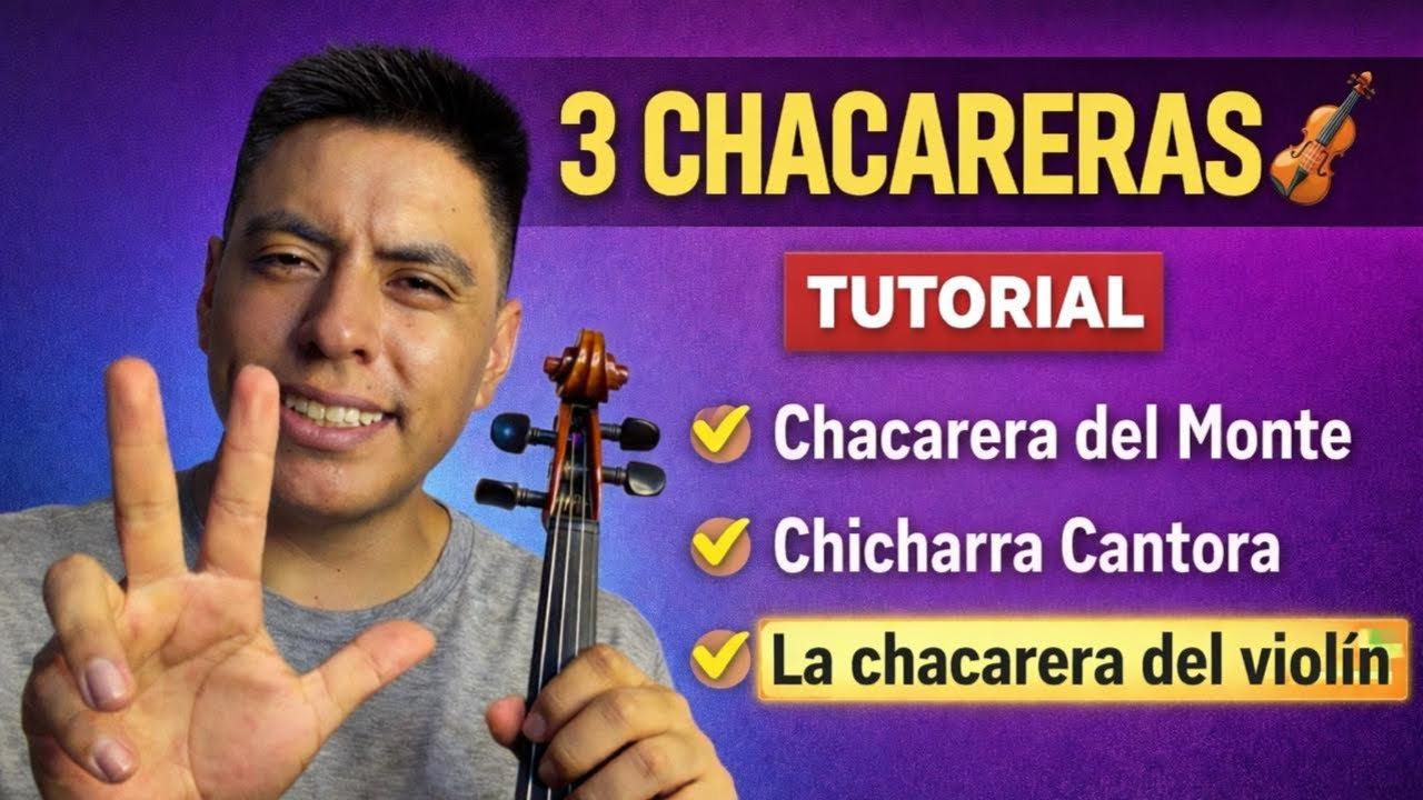 Las 3 Chacareras Más Pedidas en Violín 🎻 (Tutorial)