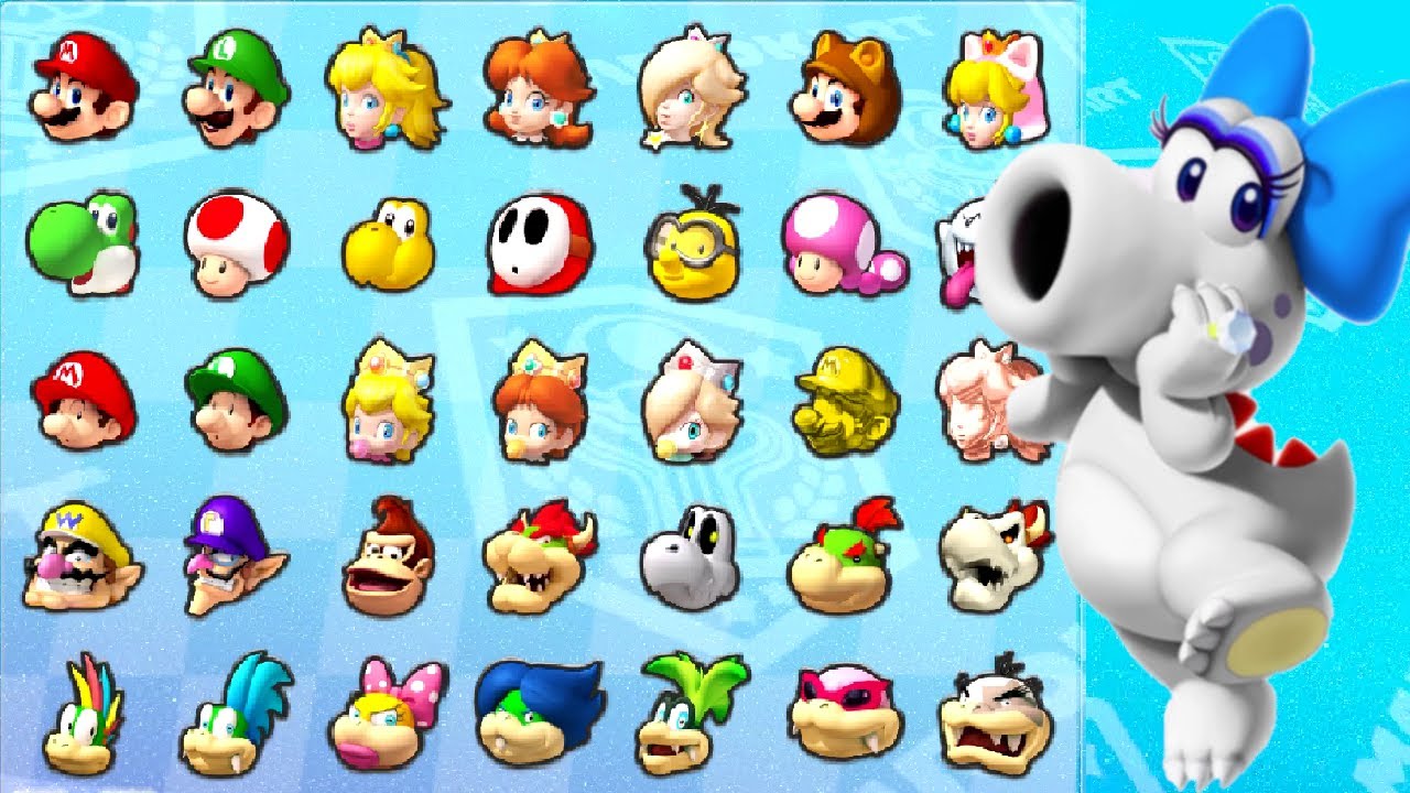 White Birdo in Mario Kart Tour