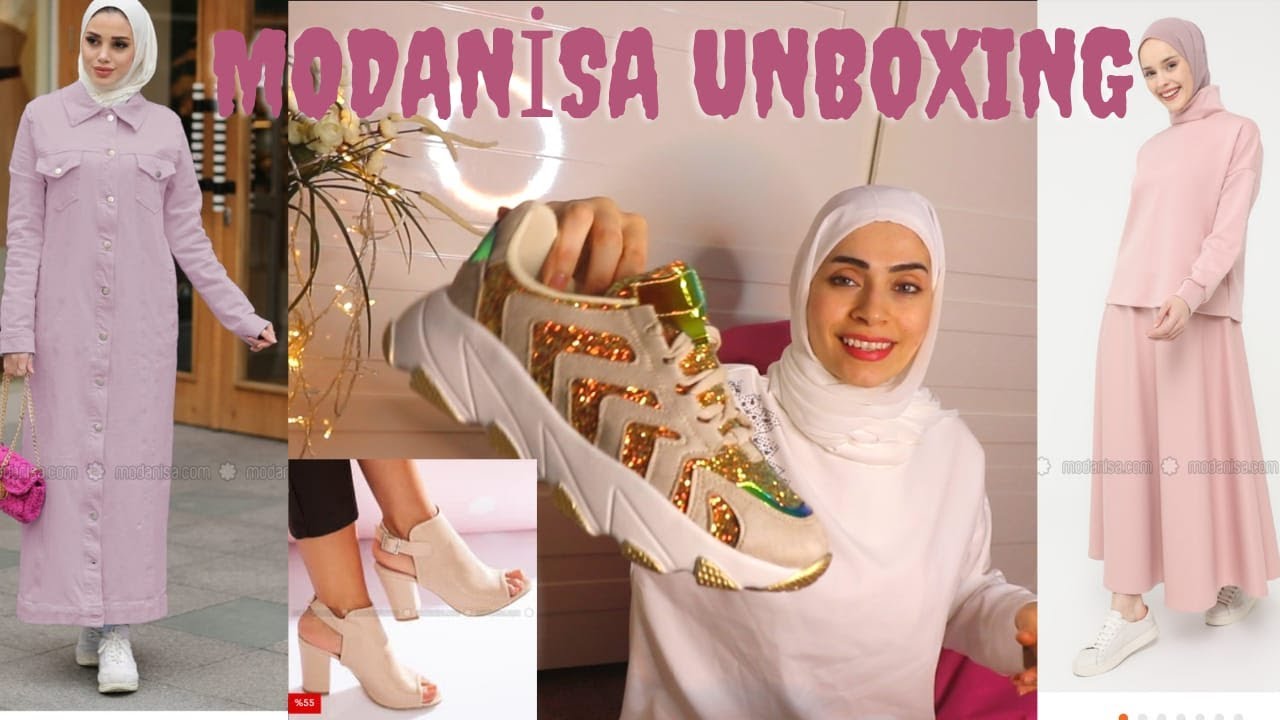 فتحت أول صندوق ملابس الربيع من مودانيسا 😍| تقيمي للاحذية الرياضية👟