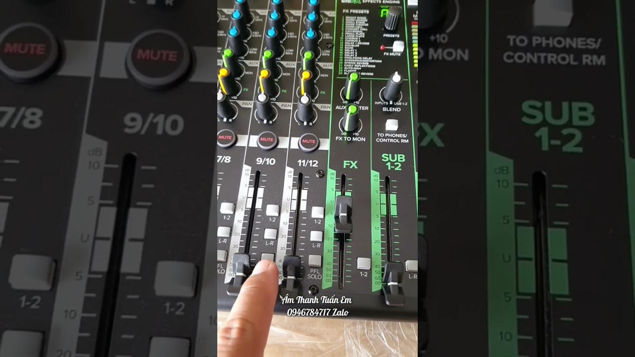 Mixer Của Mỹ USA Mackie Pro FX12V3 Về Tiền Giang Hàng Hót Còn Số Lượng Còn Ít AE Nhanh Tay Chốt Đơn