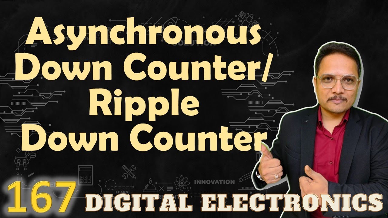 Asynchronous Down Counter (Ripple Down Counter): Basics, Circuit, Working, and Waveforms