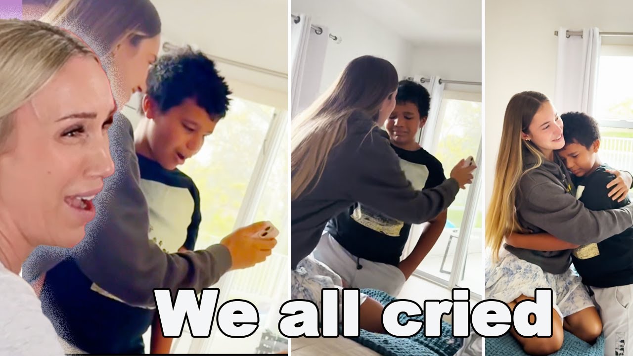 Shocked by His Present! We all Cried