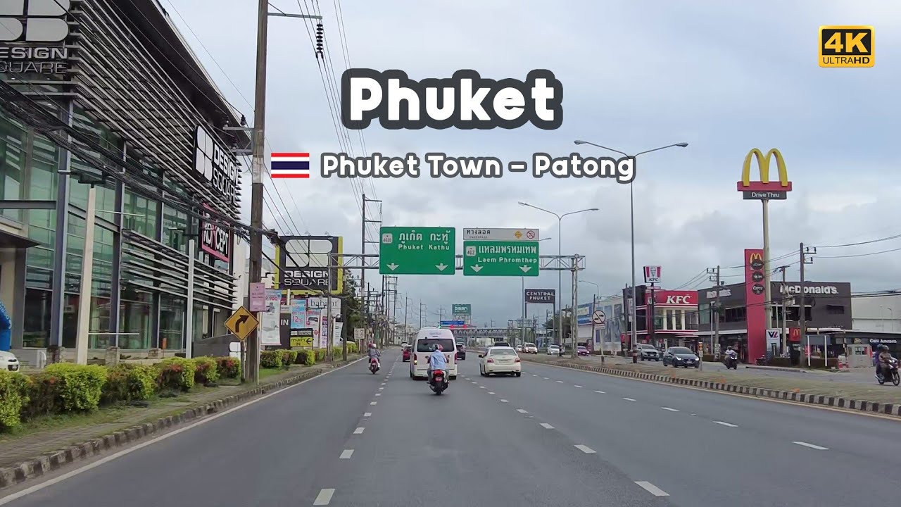 [4K] 🇹🇭 Driving from Phuket to Patong Thailand
