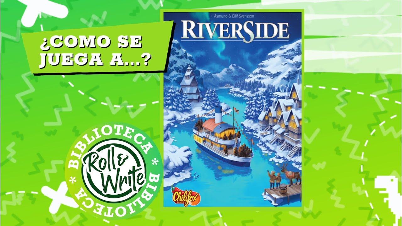 Como se Juega a Riverside en castellano (Juego de Mesa Roll & Write) Novedad Essen 2021