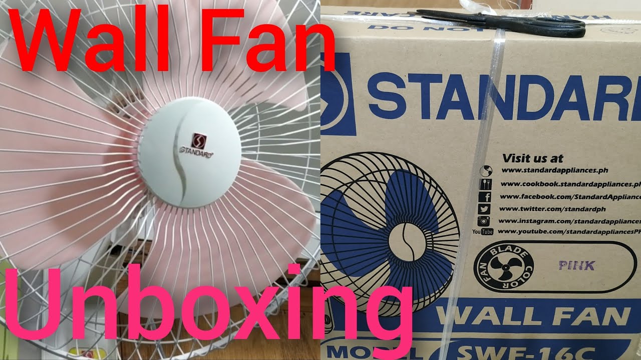Standard Wall Fan/SWF16 Blade Pink/Unboxing