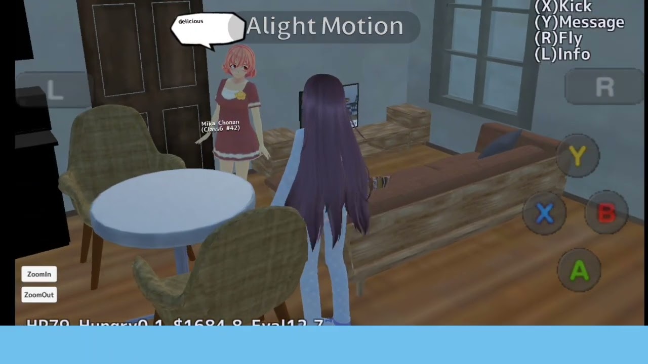 Sleepover in school girl simulator