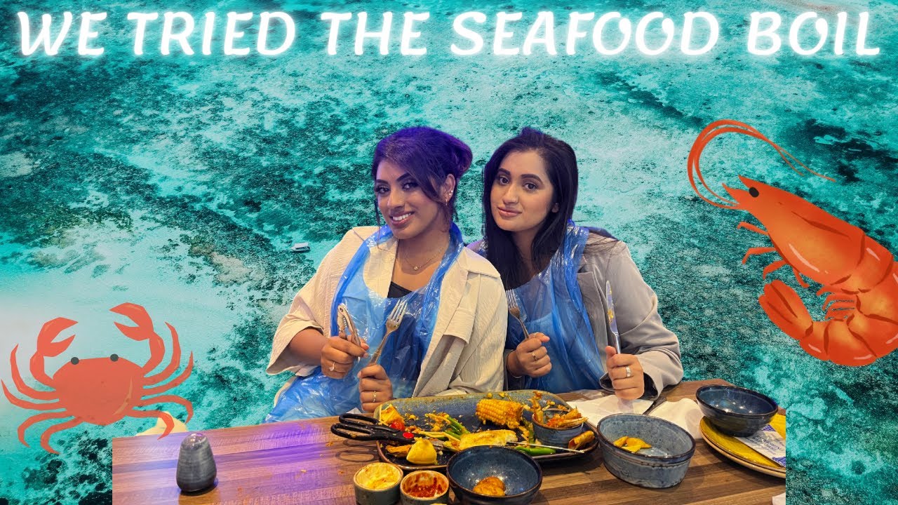 WE TRIED THE SEAFOOD BOIL| SEAFOOD PLATTER | SEAFOOD