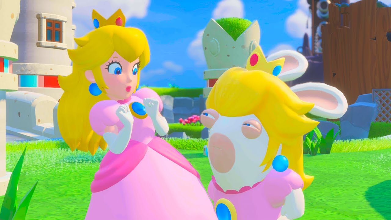 Rabbid Peach Thinks She's the Original - Mario Rabbids Kingdom Battle