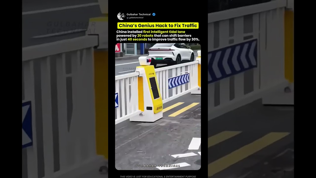 China&rsquo;s Smart Road That Moves by Itself! 🤯🚦