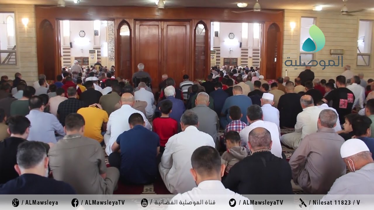 كاميرا الموصلية تنقل وقائع خطبة وصلاة الجمعة من جامع الصائغ بالموصل والتي كانت بعنوان الدعاء ومنافعه