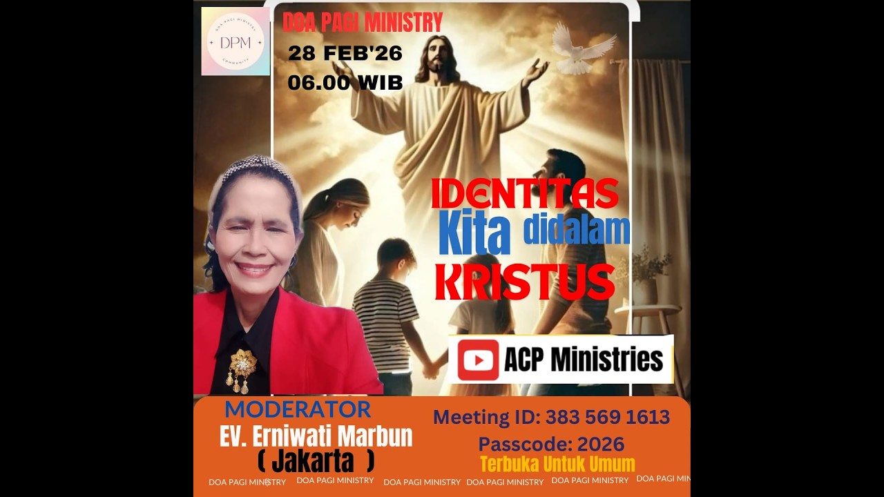 IDENTITAS KITA DI DALAM KRISTUS - WORSHIP, SHARING, TESTIMONY - EV. ERNIWATI MARBUN