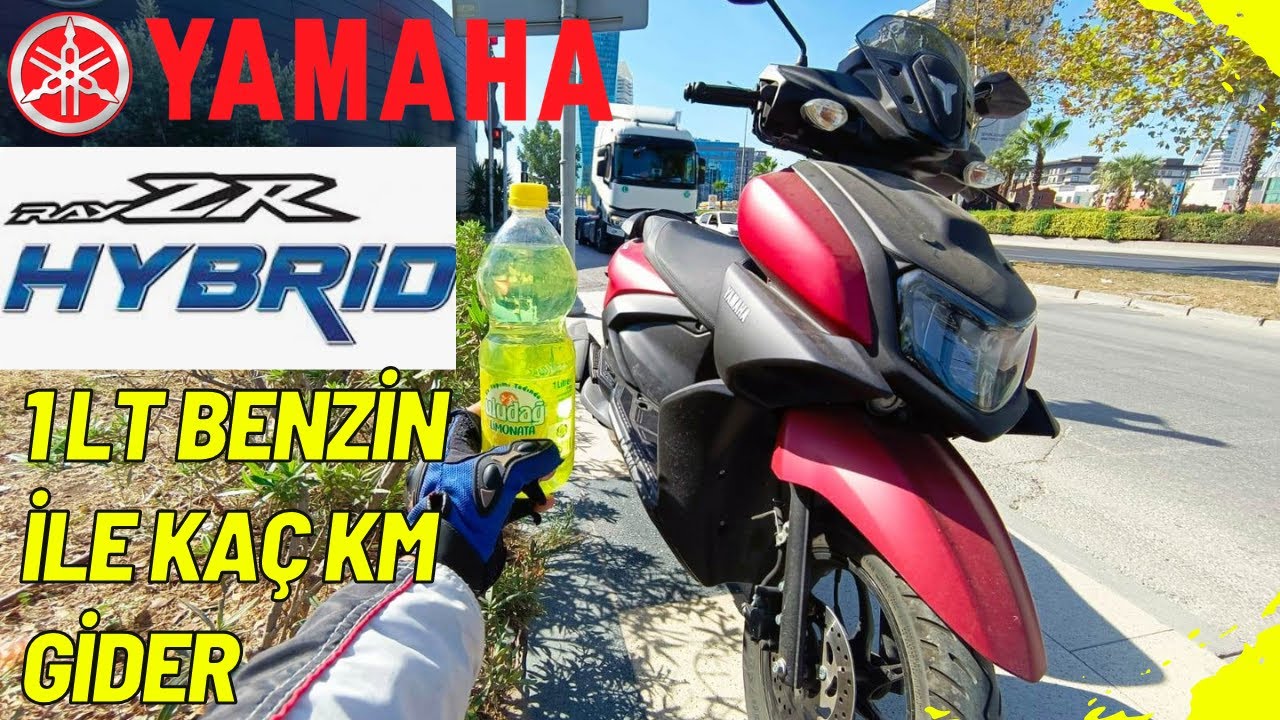 1 LİTRE BENZİN İLE KAÇ KM GİDER? YAMAHA RayZR 125 HYBRIT SCOOTER  #scooter #yamaharayzr125 #1litre