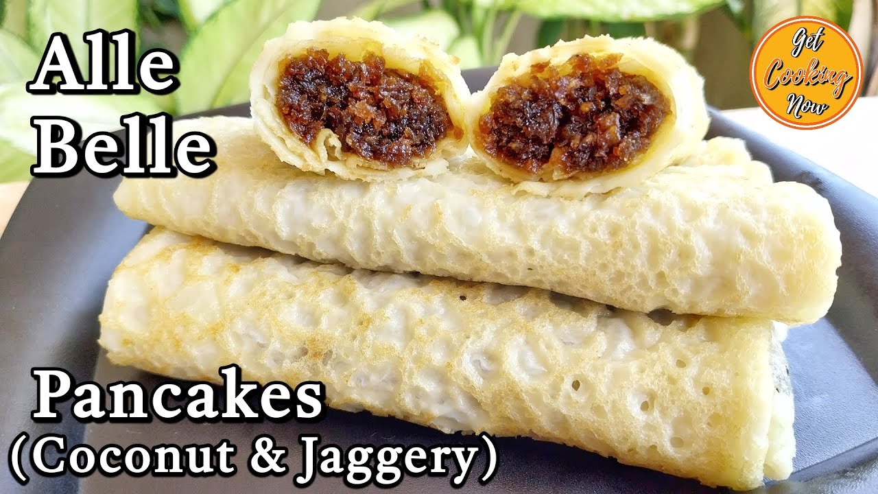 Goan Alle Belle Recipe | Goan Pancakes Recipe | Coconut & Jaggery Pancakes | Crepes | Goan Snacks