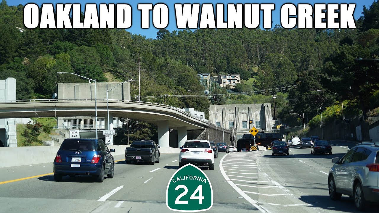 I-980 & CA-24 East: Oakland to Walnut Creek, California