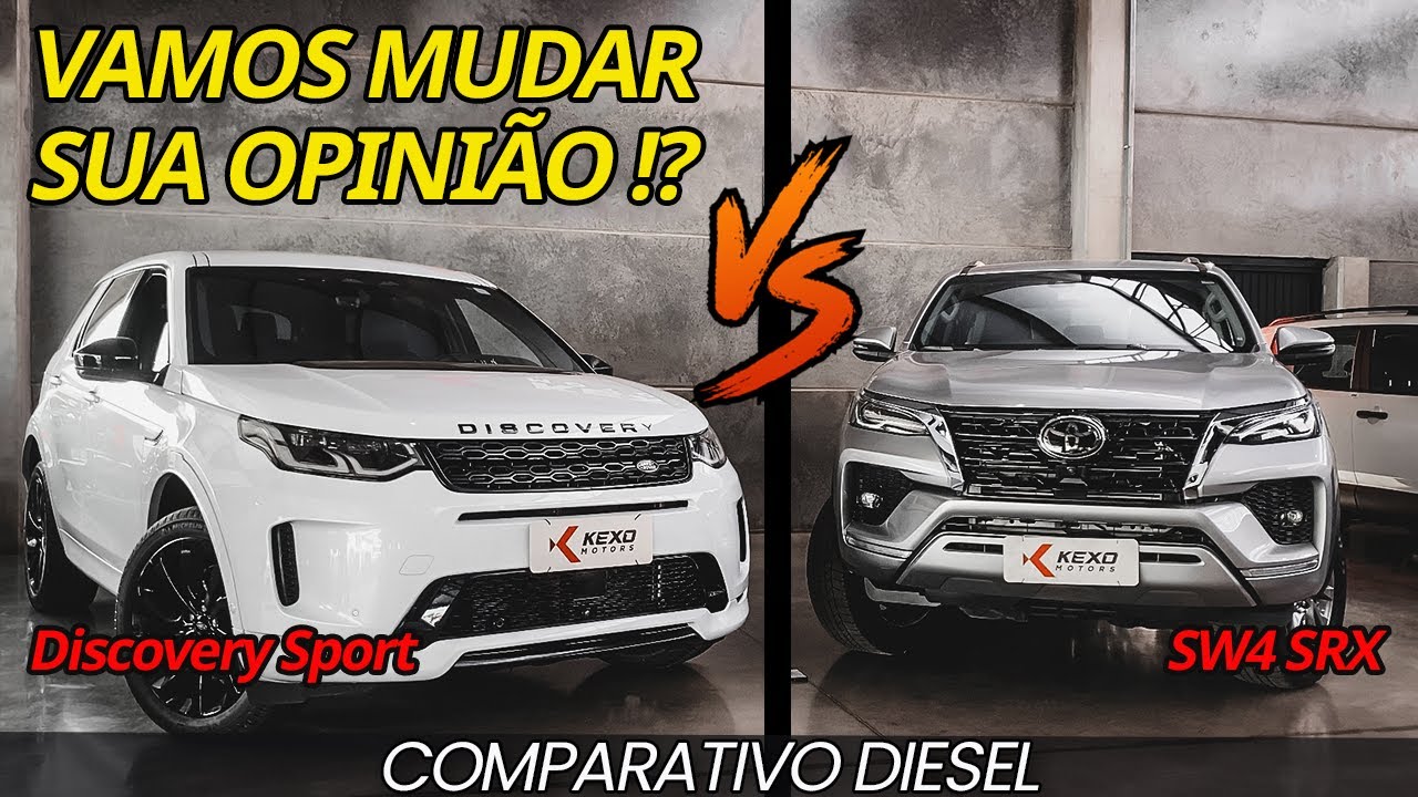LAND ROVER DISCOVERY vs TOYOTA SW4 | Comparativo! | By Kexo Motors