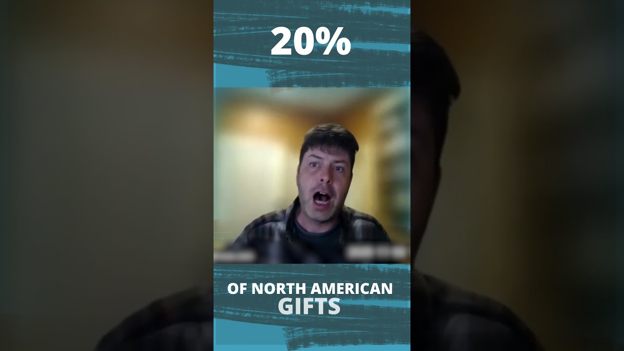 According to our sales data, 20% of North American gifts go to Asia 