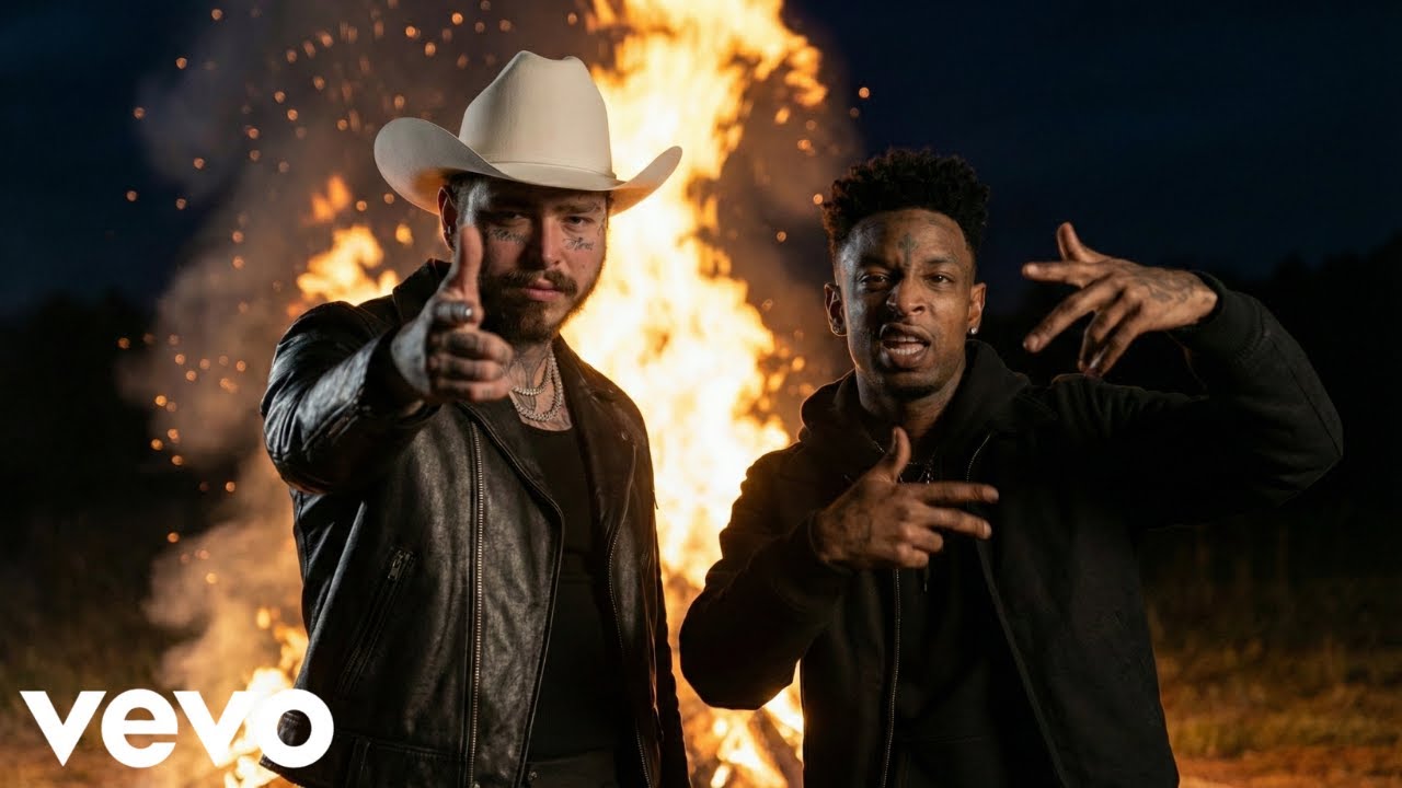 Post Malone ft. 21 Savage - Don’t Tell Me Tonight (Lyrical Music Video)