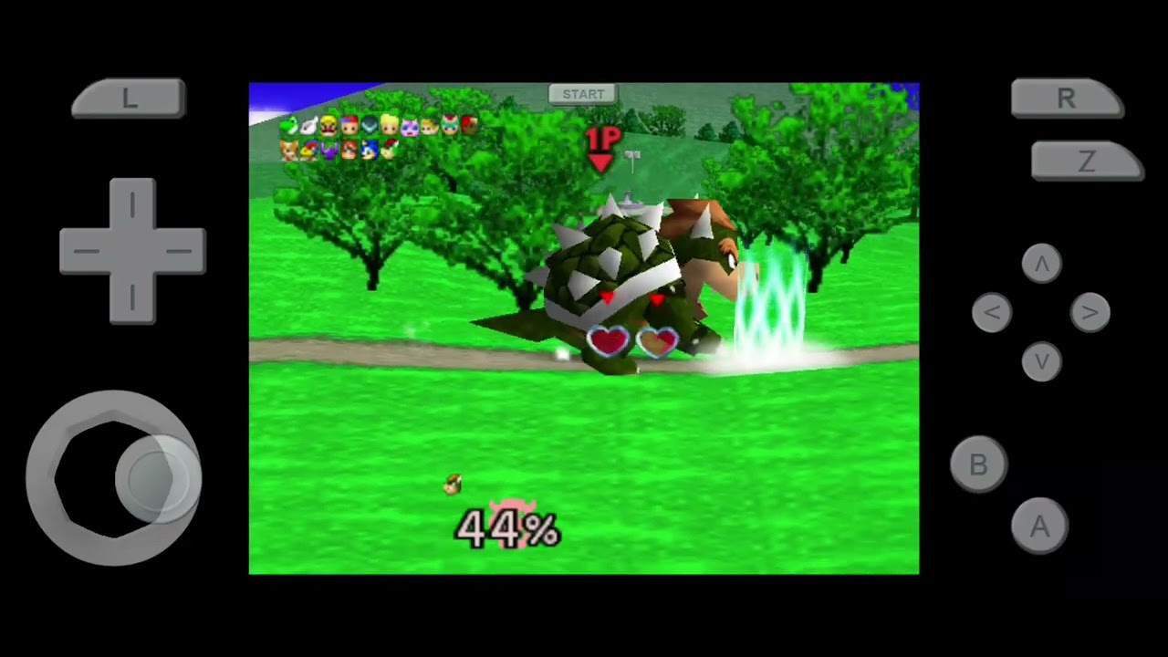SMASH REMIX ALLSTAR MODE VERY HARD GIANT BOWSER (1 STOCK)