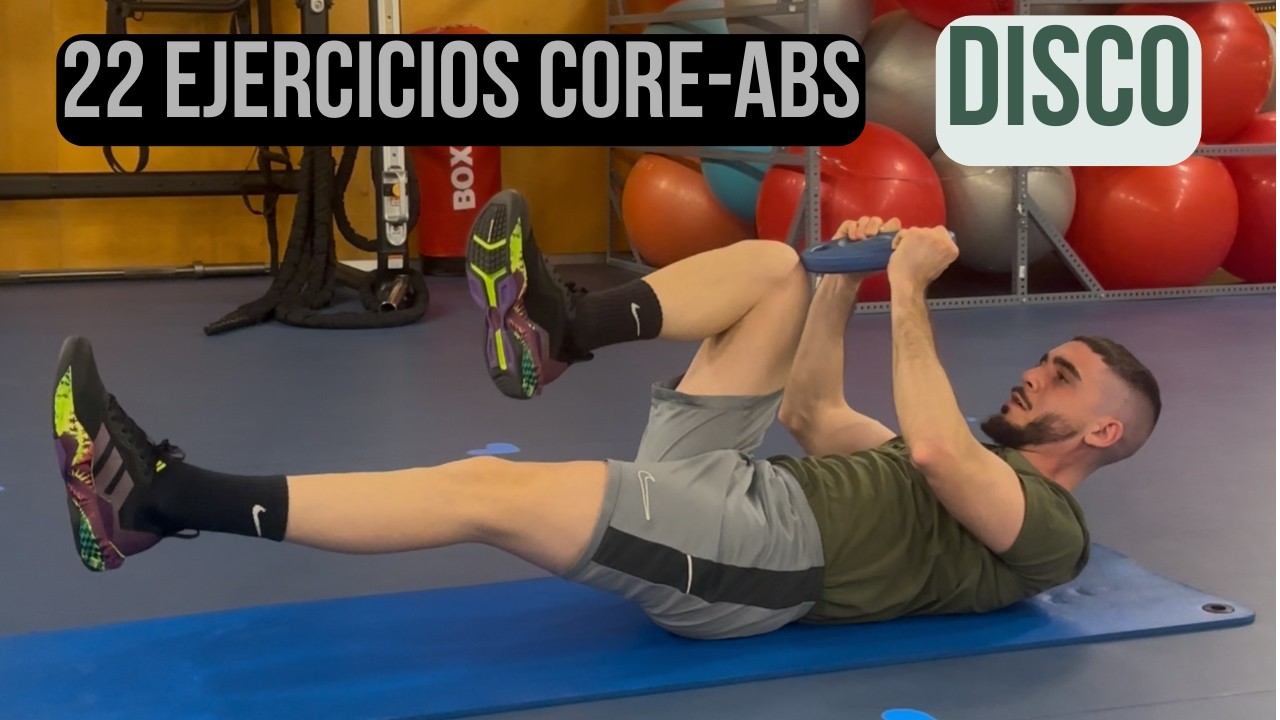 🔥22 Ejercicios en DISCO para Entrenar tu CORE-ABS🌟💪