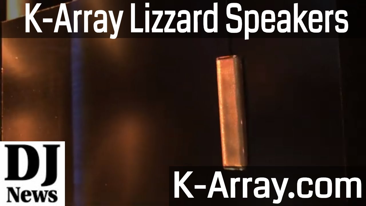 K Array Lizzard Micro Speaker System From NAMM 2019 | Disc Jockey News