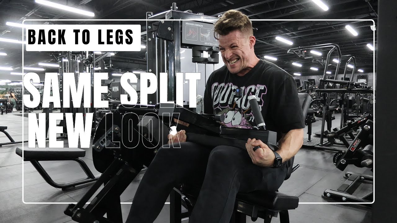 push LEGS pull - My Leg Day session