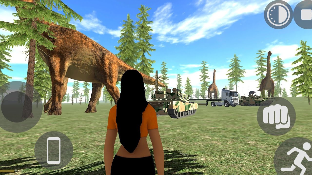 Army tank se dinasaur ko maar diya Dkgamer34 Indian bike driving new update first time in india 