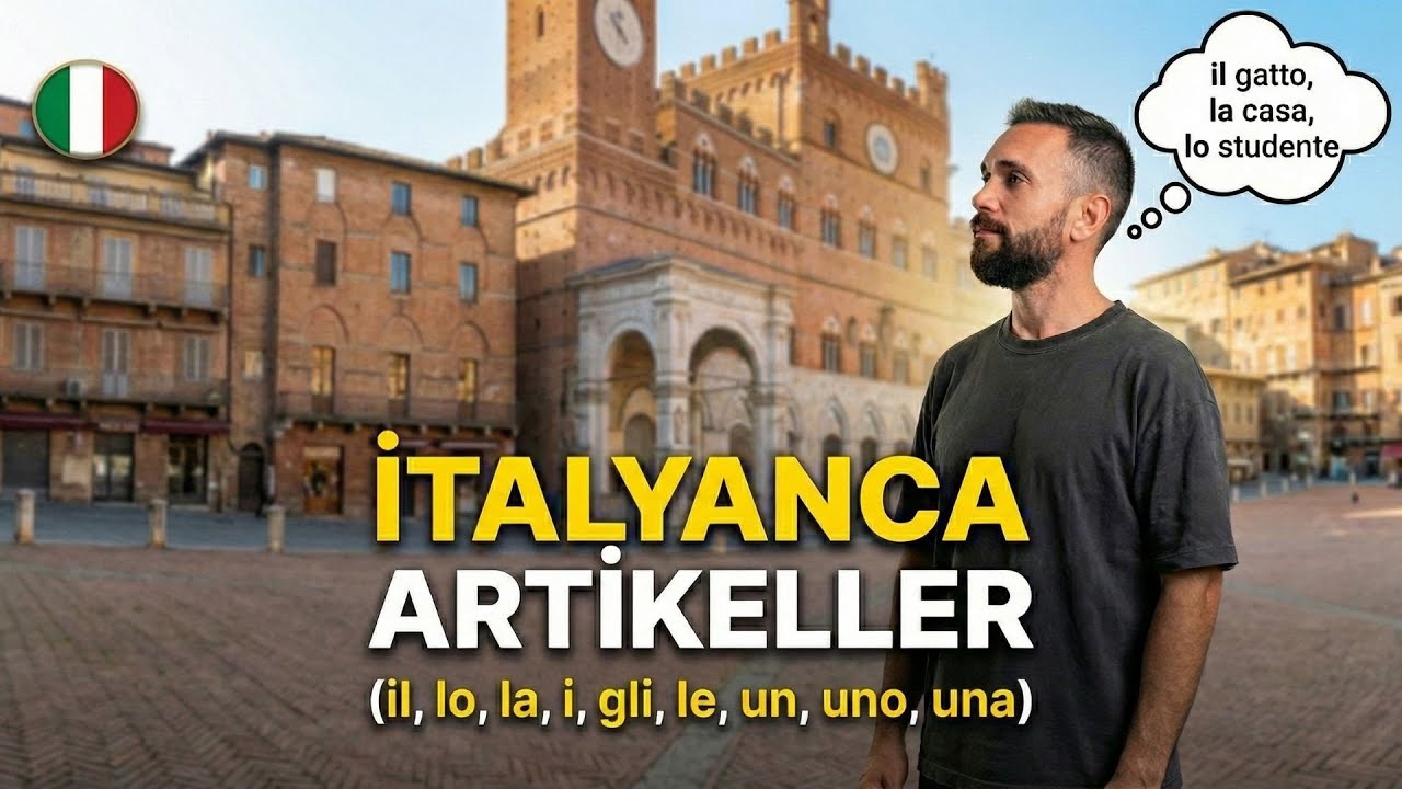 İtalyanca artikeller. İtalyanca ders 1. Sıfırdan İtalyanca öğreniyorum. İtalyanca gramer dersi 2.