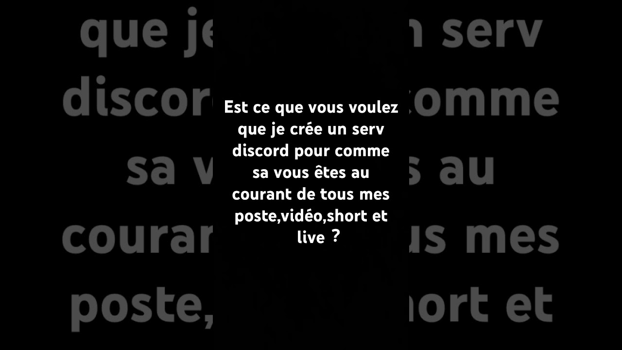 Oui ou non ? #ouiounon