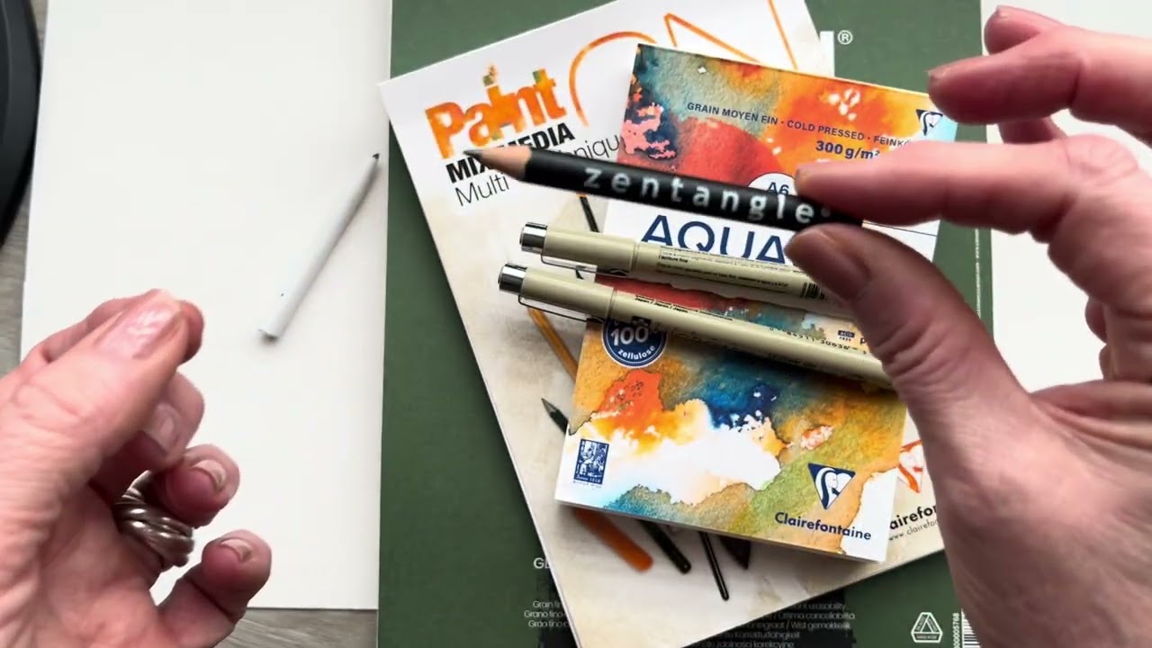 Inauguration de Noires Épures avec un 100 Days Project Zentangle pour débutants