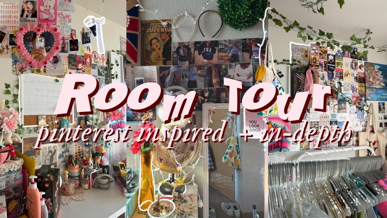 Aesthetic Room Tour 🩰 Pinterest Inspired + In-Depth ⭐️