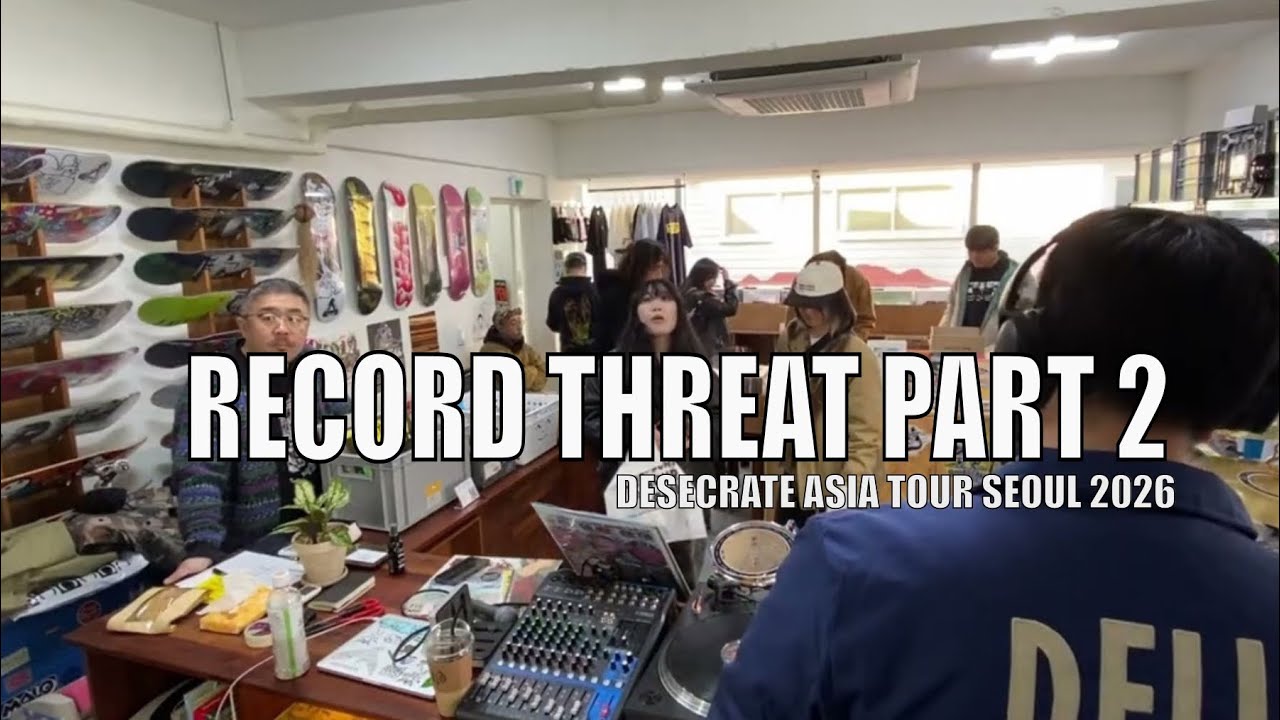 Desecrate Korea Tour Day 3 Live at Record Threat + Spin and Grind | Montreal Hardcore in Seoul 2026