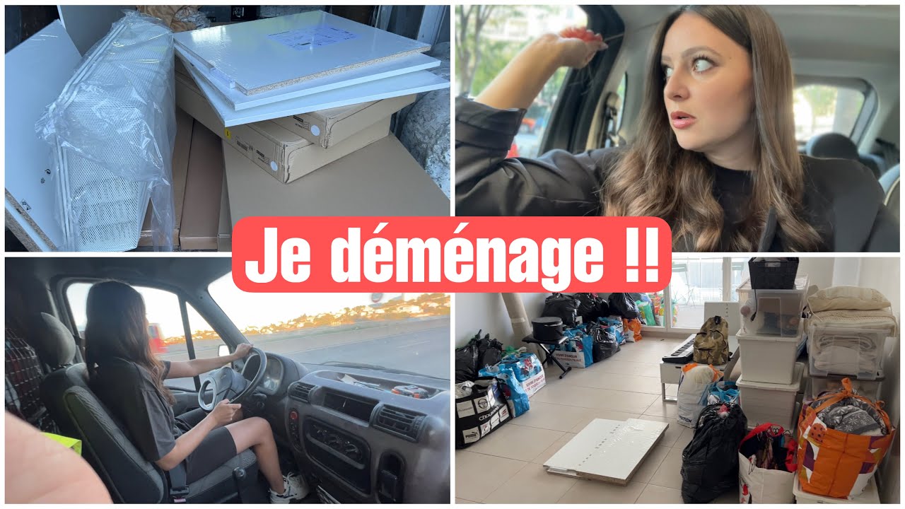 Je déménage enfin ! Je vous montre ma chambre de bonne 😳 - VLOG 3/6