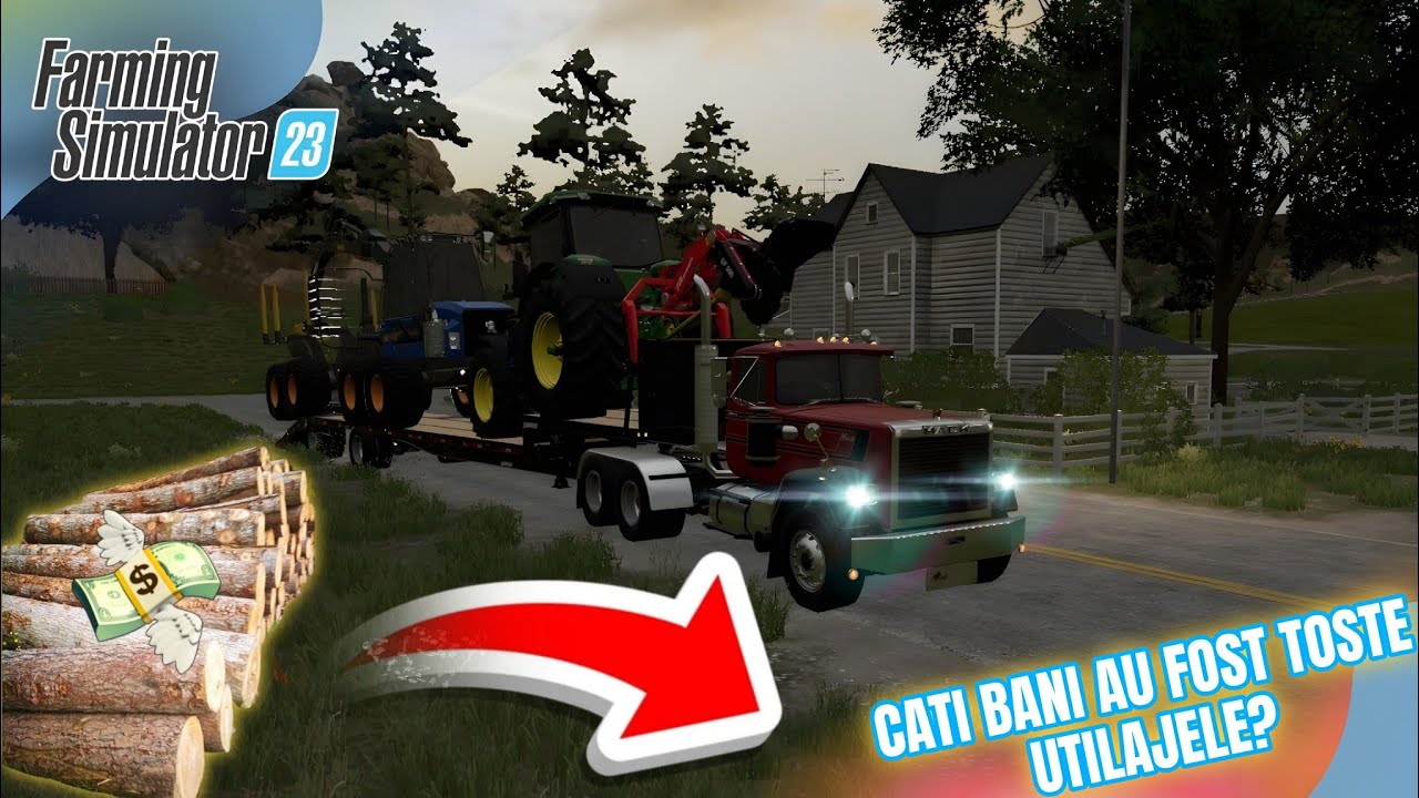 AM INTRAT IN PADURE PENTRU PRIMA OARA IN FARMING SIMULATOR 23 /CATI BANI AM FACUT ?😎😎😎😎🚜