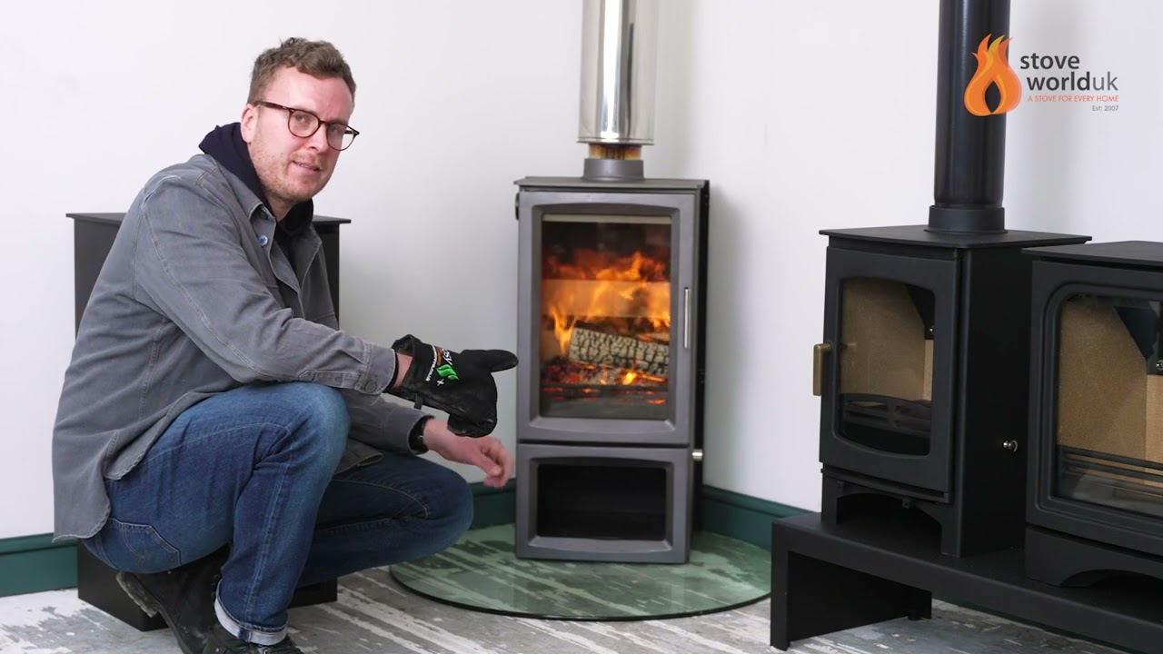 Ecosy+ Hampton Vista 500 5kw Woodburning Stove Demo
