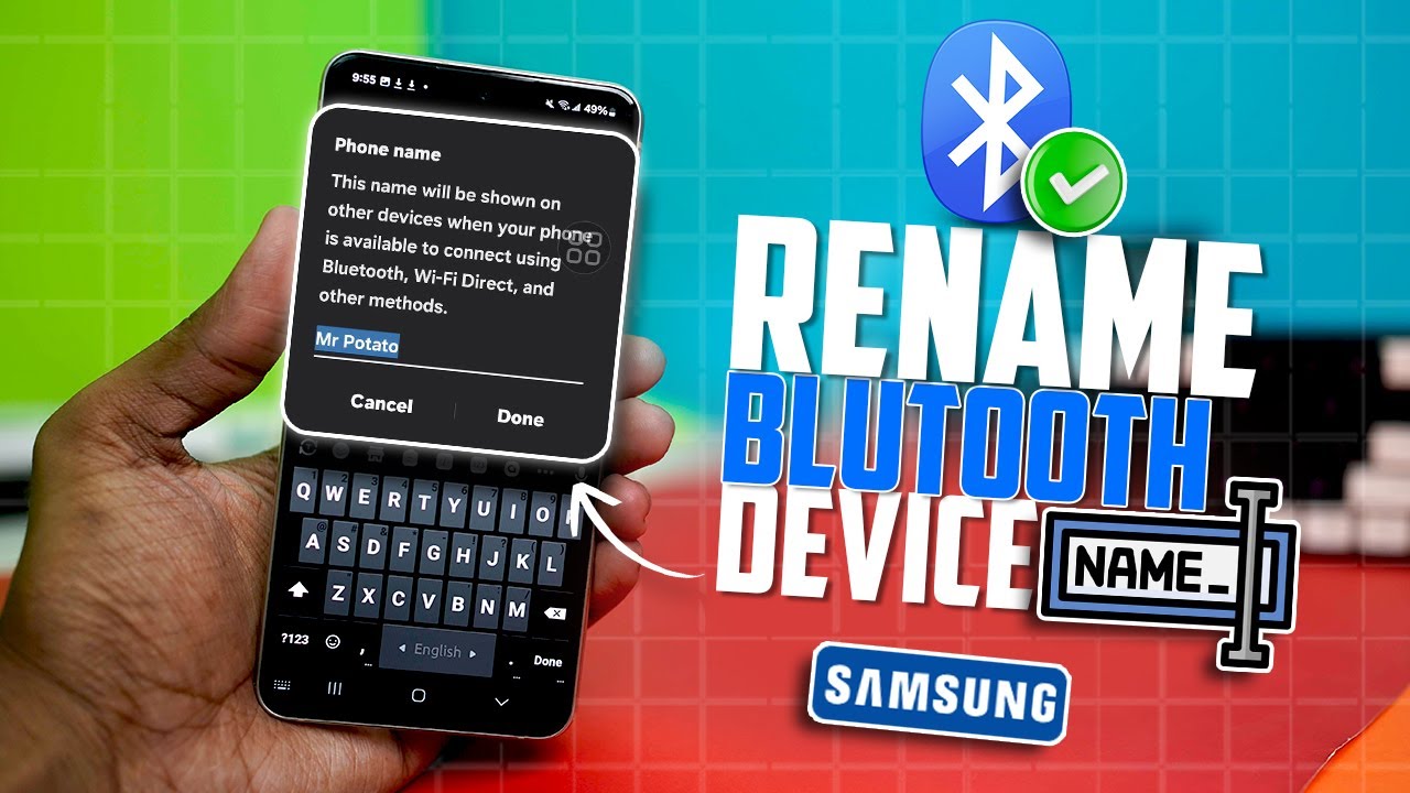 How to Rename a Bluetooth Device on Samsung | Customize Bluetooth Names