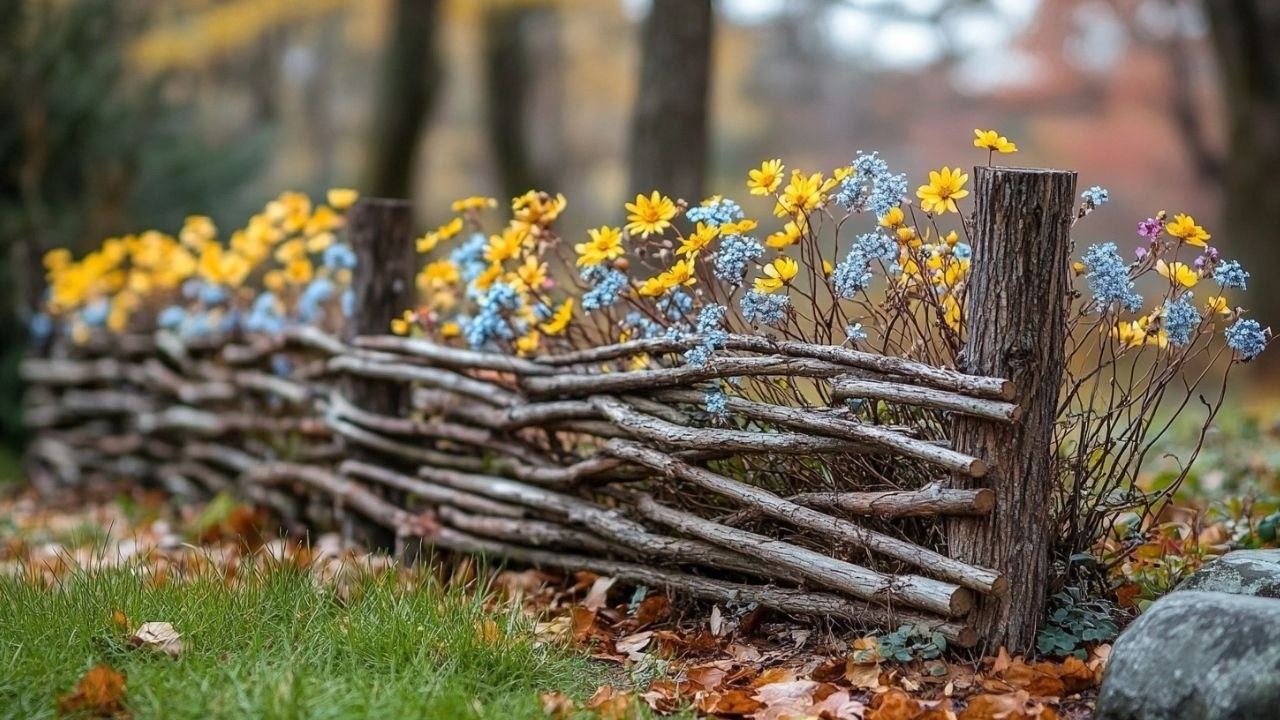 8 Easy Rustic Garden Fence Ideas 🪵 | Transform Your Small Yard with DIY Charm!